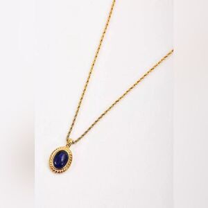 Vintage stone necklace #1272